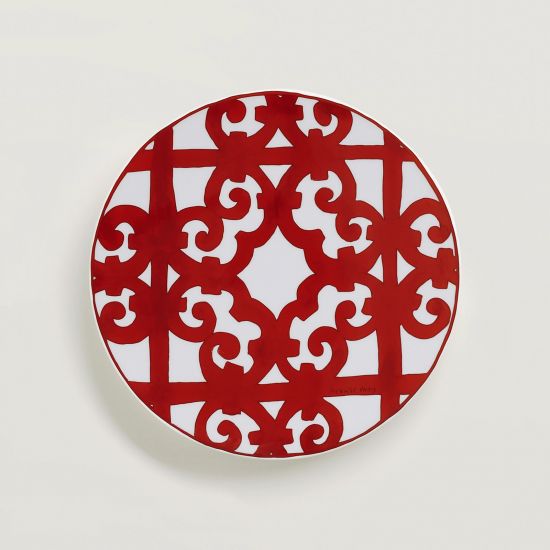 Тарелка десертная 21,5  см.,  Balcon du Guadalquivir, HERMES, арт.:011007P