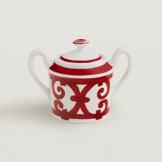 Сахарница 175 мл.,  Balcon du Guadalquivir, HERMES, арт.:011020P Сахарница 175 мл.,  Balcon du Guadalquivir, HERMES, арт.:011020P