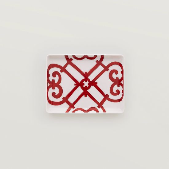 Прямоугольное блюдо 16 x 12  см.,  Balcon du Guadalquivir, HERMES, арт.:011089P