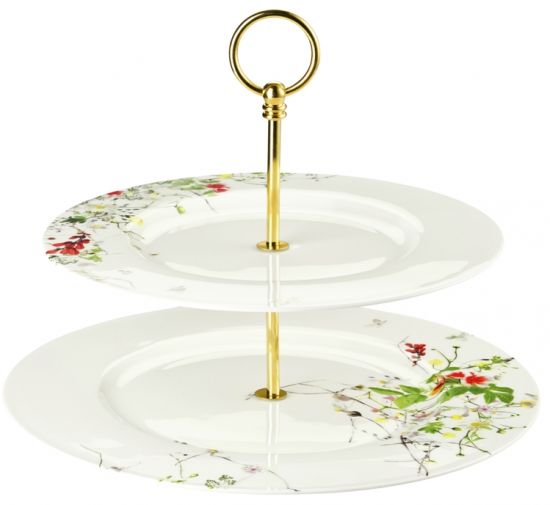 Этажерка глубокая 2-х уровневая Rosenthal  Brillance арт.10530-405101-25322 Этажерка глубокая 2-х уровневая Rosenthal  Brillance арт.10530-405101-25322