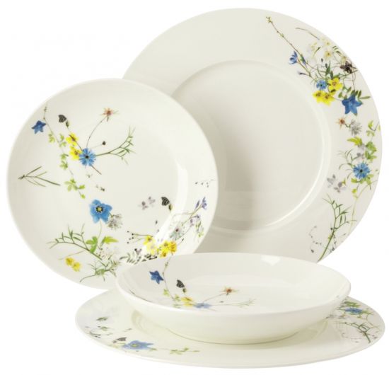 Набо тарелок 4 шт.,обеденная, десертная, глубокая , салатник Rosenthal  Brillance арт.10530-405108-28539 Набо тарелок 4 шт.,обеденная, десертная, глубокая , салатник Rosenthal  Brillance арт.10530-405108-28539