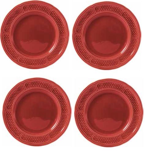 Набор тарелок обеденных 4 шт.. PONT AUX CHOUX RUBIS красный, Д27,5 см., GIEN, 1166B4A434