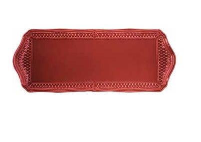 Блюдо прямоугольное PONT AUX CHOUX RUBIS красный, 37,8 X 15 см., GIEN, 1166CPCA34