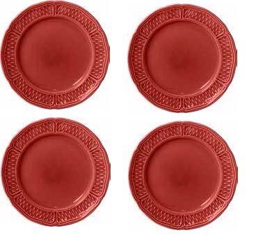 Набор тарелок для канапе 4 шт.. PONT AUX CHOUX RUBIS красный, Д18,3 см., GIEN, 1166B4A534