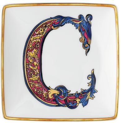 Пиала квадратная 12 см.,  Versace HOLIDAY ALPHABET арт. 11940-403683-15253 Пиала квадратная 12 см.,  Versace HOLIDAY ALPHABET арт. 11940-403683-15253