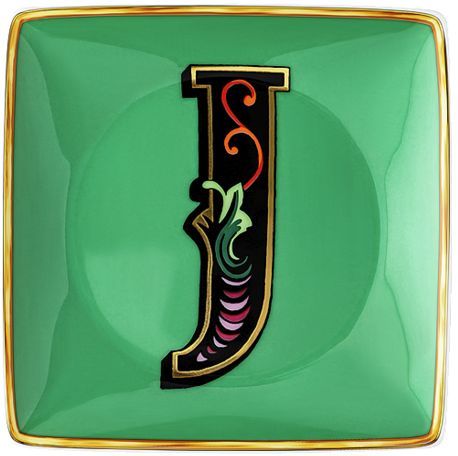 Пиала квадратная 12 см.,  Versace HOLIDAY ALPHABET арт. 11940-403690-15253 Пиала квадратная 12 см.,  Versace HOLIDAY ALPHABET арт. 11940-403690-15253