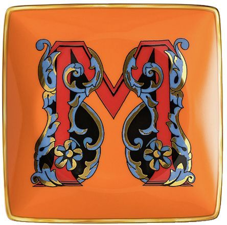 Пиала квадратная 12 см.,  Versace HOLIDAY ALPHABET арт. 11940-403693-15253 Пиала квадратная 12 см.,  Versace HOLIDAY ALPHABET арт. 11940-403693-15253