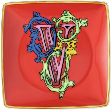 Пиала квадратная 12 см.,  Versace HOLIDAY ALPHABET арт. 11940-403702-15253 Пиала квадратная 12 см.,  Versace HOLIDAY ALPHABET арт. 11940-403702-15253