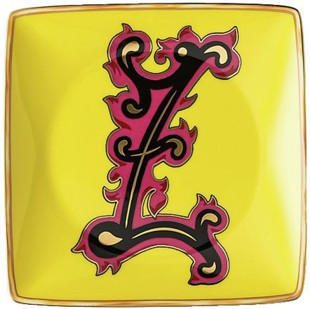 Пиала квадратная 12 см.,  Versace HOLIDAY ALPHABET арт. 11940-403706-15253 Пиала квадратная 12 см.,  Versace HOLIDAY ALPHABET арт. 11940-403706-15253