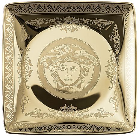 Пиала квадратная 12 см.,  Versace GOLDEN MEDUSA арт. 11940-403721-15253