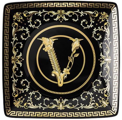Пиала квадратная 12 см.,  Versace VIRTUS GALA арт. 11940-403729-15253 Пиала квадратная 12 см.,  Versace VIRTUS GALA арт. 11940-403729-15253