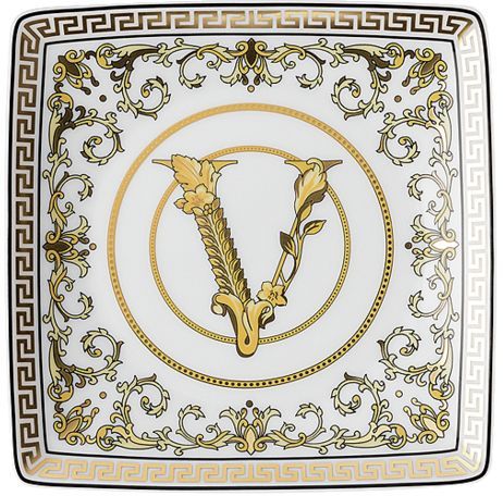 Пиала квадратная 12 см.,  Versace VIRTUS GALA арт. 11940-403730-15253 Пиала квадратная 12 см.,  Versace VIRTUS GALA арт. 11940-403730-15253