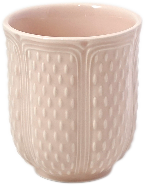 Чашка чайная без ручки ROSE POUDRE PONT AUX CHOUX GOBELETS A THE, 270 мл, - В 9,5 см, GIEN