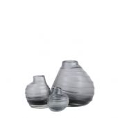 ВАЗА GUAXS BELLY XS, ЦВЕТ: ПРОЗРАЧНЫЙ/СЕРЫЙ 1212CLGR ВАЗА GUAXS BELLY XS, ЦВЕТ: ПРОЗРАЧНЫЙ/СЕРЫЙ 1212CLGR