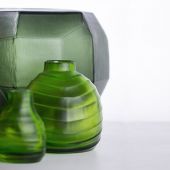 ВАЗА GUAXS BELLY M, ЦВЕТ: ПРОЗРАЧНЫЙ/ЗЕЛЕНЫЙ 1214CLGN ВАЗА GUAXS BELLY M, ЦВЕТ: ПРОЗРАЧНЫЙ/ЗЕЛЕНЫЙ 1214CLGN