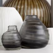 ВАЗА GUAXS BELLY M, ЦВЕТ: ПРОЗРАЧНЫЙ/СЕРЫЙ 1214CLGR ВАЗА GUAXS BELLY M, ЦВЕТ: ПРОЗРАЧНЫЙ/СЕРЫЙ 1214CLGR