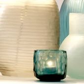 YAVA ПОДСВЕЧНИК GUAXS , ЦВЕТ: ПРОЗРАЧНЫЙ/СИНЕЗЕЛЕНЫЙ 1307CLPE YAVA ПОДСВЕЧНИК GUAXS , ЦВЕТ: ПРОЗРАЧНЫЙ/СИНЕЗЕЛЕНЫЙ 1307CLPE