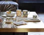 Кружка с розами DOMINOTE, 25,5 cl - H 9,5 cm GIEN