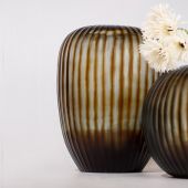 ВАЗА GUAXS GOBI TALL, ЦВЕТ: ИНДИГО(СИНИЙ)/КОРИЧНЕВЫЙ 1404INRB ВАЗА GUAXS GOBI TALL, ЦВЕТ: ИНДИГО(СИНИЙ)/КОРИЧНЕВЫЙ 1404INRB