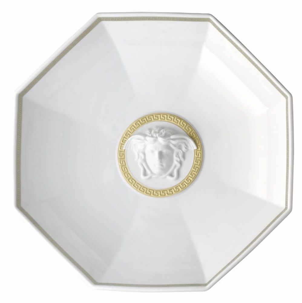Бллюдо восьмиуголбное Versace GORGONA WHITE арт. 14095-102845-25202