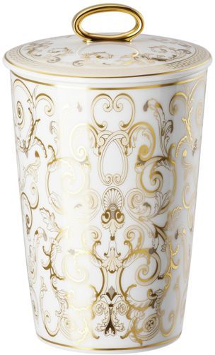 Свеча в фарфоровой колбе с крышкой   Versace MEDUSA GALA арт. 14402-403635-24868 Свеча в фарфоровой колбе с крышкой   Versace MEDUSA GALA арт. 14402-403635-24868