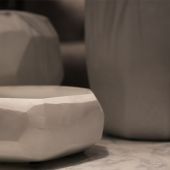 ВАЗА GUAXS CUBISTIC ROUND, ЦВЕТ: ОПАЛ 1653OP