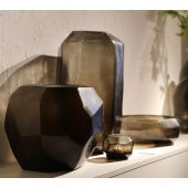 ВАЗА GUAXS CUBISTIC BOWL, ЦВЕТ: ИНДИГО(СИНИЙ)/ДЫМЧАТОСЕРЫЙ 1654INGY