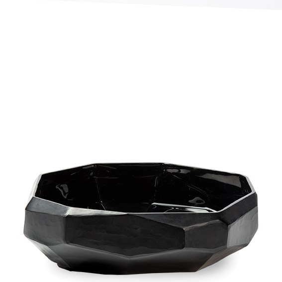 ВАЗА GUAXS CUBISTIC  BOWL BLACK 1654BK