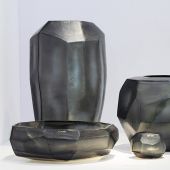 ВАЗА GUAXS CUBISTIC TALL, ЦВЕТ: ИНДИГО(СИНИЙ)/ДЫМЧАТОСЕРЫЙ 1655INGY