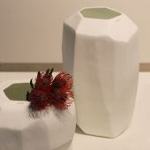 ВАЗА GUAXS CUBISTIC TALL, ЦВЕТ: ОПАЛ 1655OP