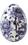 ЯЙЦО, GIEN, PIVOINES BLEUES, H 24,8 cm