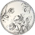 Блюдо для торта TULIPES NOIRES,Д 30 см,, GIEN Блюдо для торта TULIPES NOIRES,Д 30 см,, GIEN