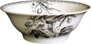 Салатник TULIPES NOIRES, Д 29 см,, - H 10,5 см,, GIEN Салатник TULIPES NOIRES, Д 29 см,, - H 10,5 см,, GIEN