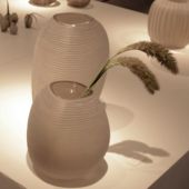 ВАЗА GUAXS PATARA ROUND, ЦВЕТ: ДЫМЧАТОСЕРЫЙ 1718GY