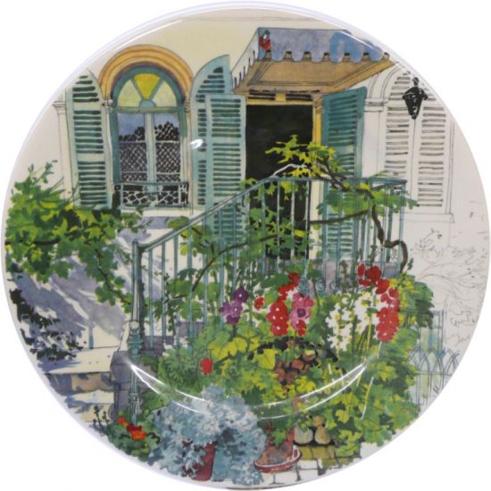 Десертная тарека Д 22 см., ROMANTIC PARIS GIVERNY GIEN
