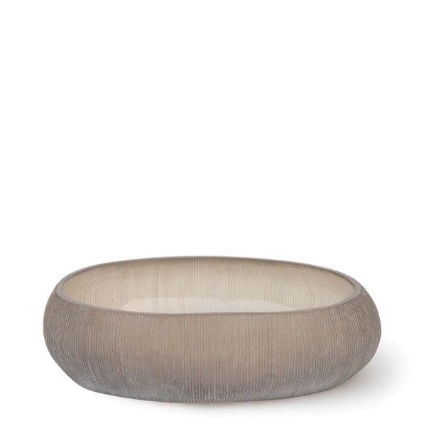 Ваза Guaxs CLEMENTE BOWL, 26 х 7,5 см.,, smokegrey арт.:: 1776GY