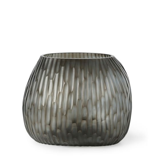 Ваза Guaxs CLEMENTE ROUND, INDIGO/SMOKEGREY, 25 x 20см., арт.:: 1777 INGY Ваза Guaxs CLEMENTE ROUND, INDIGO/SMOKEGREY, 25 x 20см., арт.:: 1777 INGY