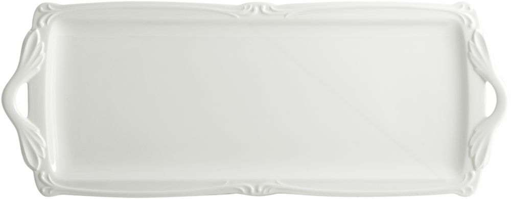Блюдо прямоугольное сервировочное  ROCAILLE BLANC, 39 X 15,5 cm GIEN