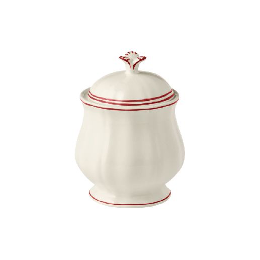 Сахарница, FILET ROUGE, GIEN, 300 мл., - В13 см., Сахарница, FILET ROUGE, GIEN, 300 мл., - В13 см.,