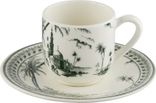 Кофейная пара для эспрессо LES DEPAREILLEES VERT, 80 МЛ 12,9 СМ GIEN