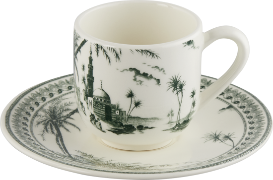 Кофейная пара для эспрессо LES DEPAREILLEES VERT, 80 МЛ 12,9 СМ GIEN