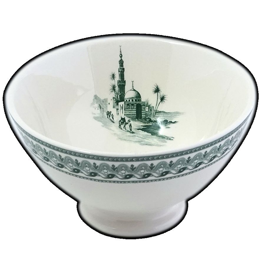 Салатник Восточный пейзаж  LES DEPAREILLEES VERT, 50 X 70 см,, GIEN