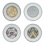 Тарелка для канапе набор 4 ШТ.., DOMINOTE, ? 16,5 cm GIEN