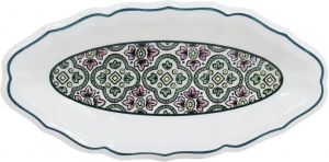 Блюдо овальное темное DOMINOTE, 26,5 X 13,2 cm GIEN