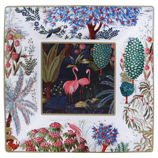 Блюдо квадратное LE JARDIN DU PALAIS, 22 X 22 см,, GIEN Блюдо квадратное LE JARDIN DU PALAIS, 22 X 22 см,, GIEN