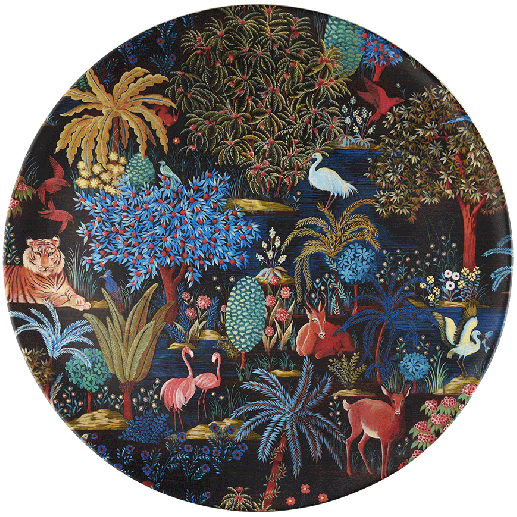 Блюдо декоративное, настенное LE JARDIN DU PALAIS, Д 61,5 см,, GIEN Блюдо декоративное, настенное LE JARDIN DU PALAIS, Д 61,5 см,, GIEN