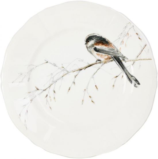 Тарелка для закусок LONG TAILED TIT, LES OISEAUX DE LA FORET, 16,3 cm GIEN Тарелка для закусок LONG TAILED TIT, LES OISEAUX DE LA FORET, 16,3 cm GIEN