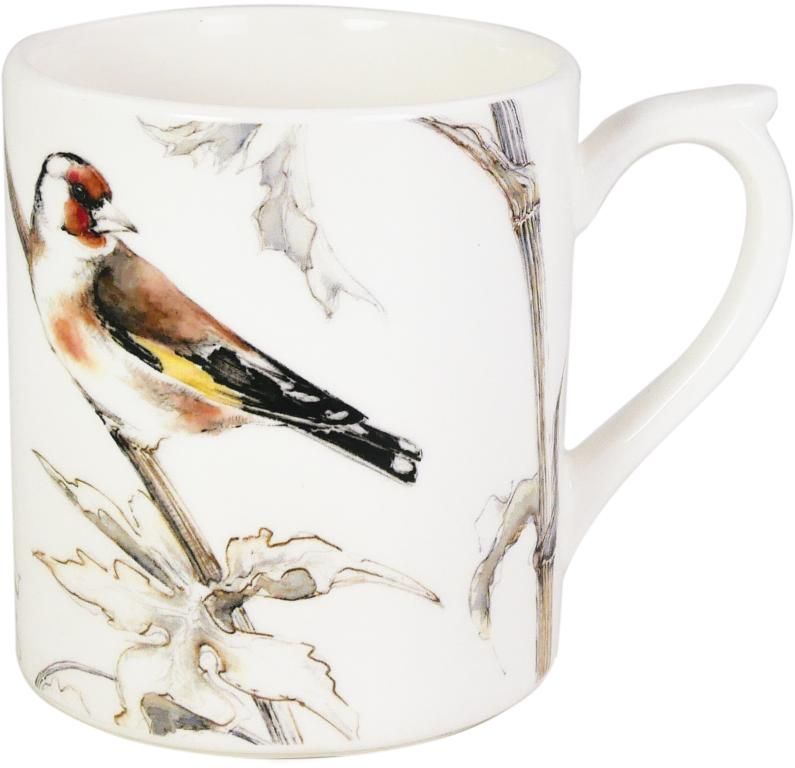 Кружка GOLDFINCH LES OISEAUX DE LA FORET, 25,5 cl - H 9,5 cm GIEN