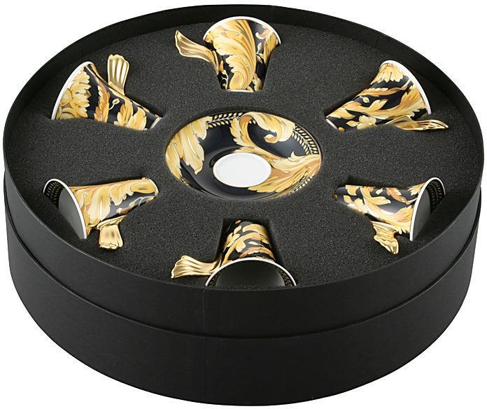 Набор чашек с блюдцами  6 шт  Versace VANITY арт. 19300-403608-29254