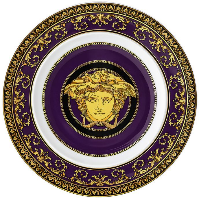 Тарелка для хлеба 18 см., Versace MEDUSA MARINE арт. 19300-403709-10218